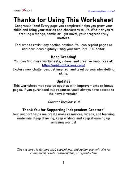 Novel Editing Checklist Preview 7
